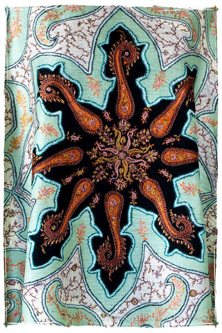 The Mona Lisa Noir Mediterranean Deux Shawl