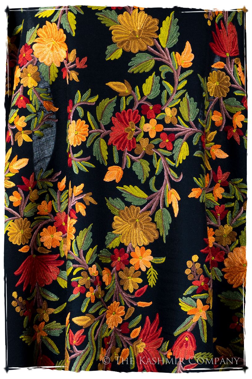 Belles Fleurs de Orleans Français Antiquaires Shawl