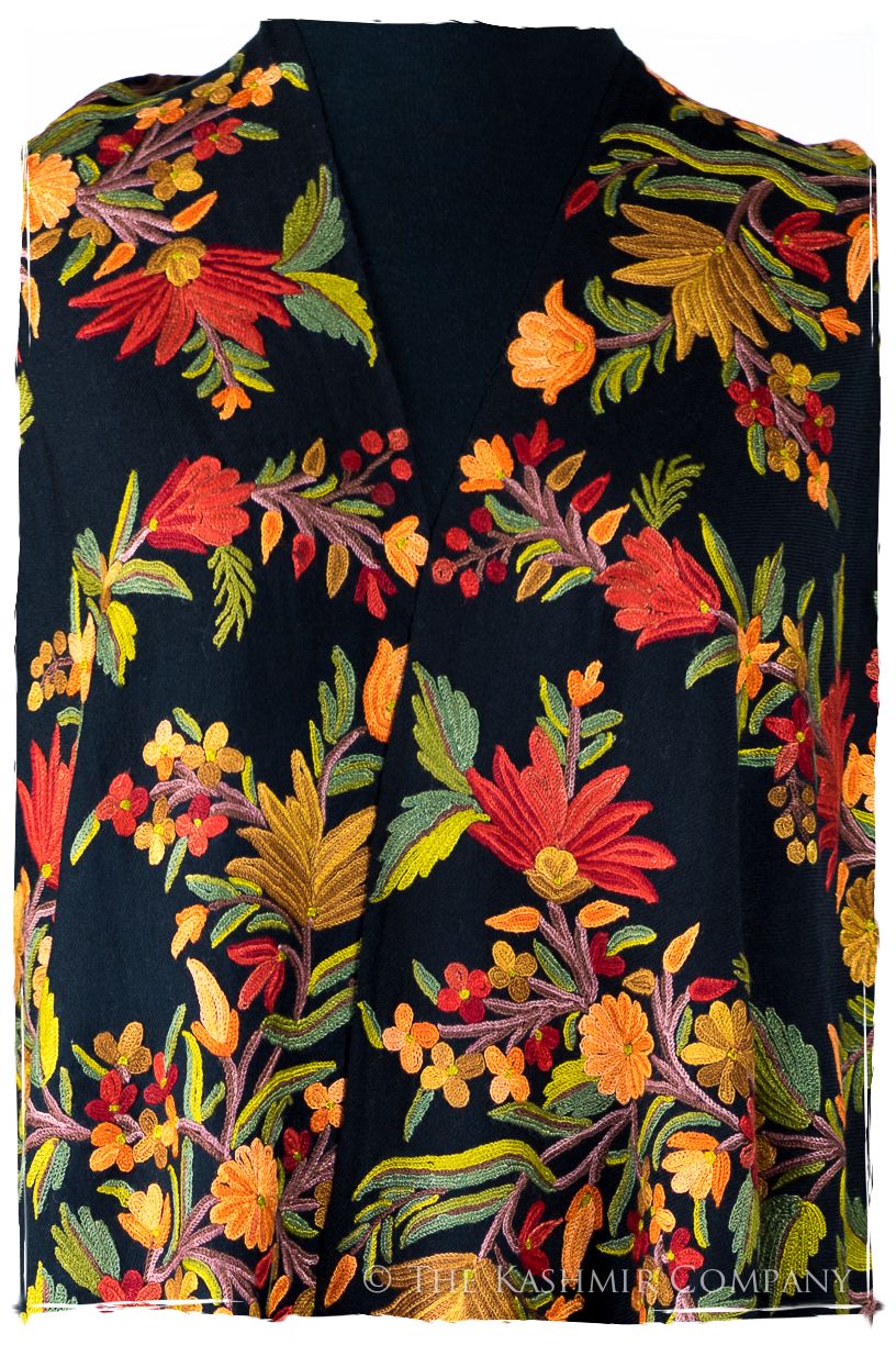 Belles Fleurs de Orleans Français Antiquaires Shawl