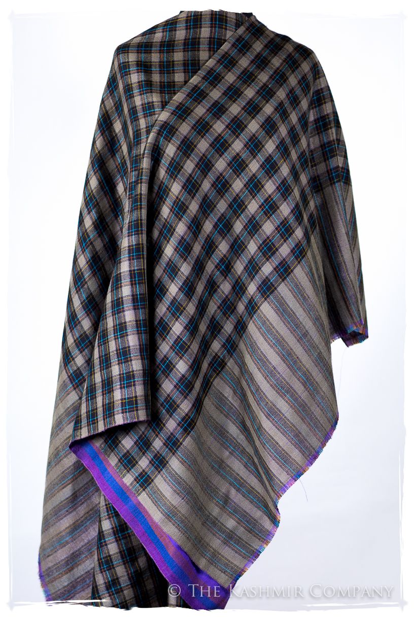 The MacLain - Handloom Cashmere Reversible Grand Shawl