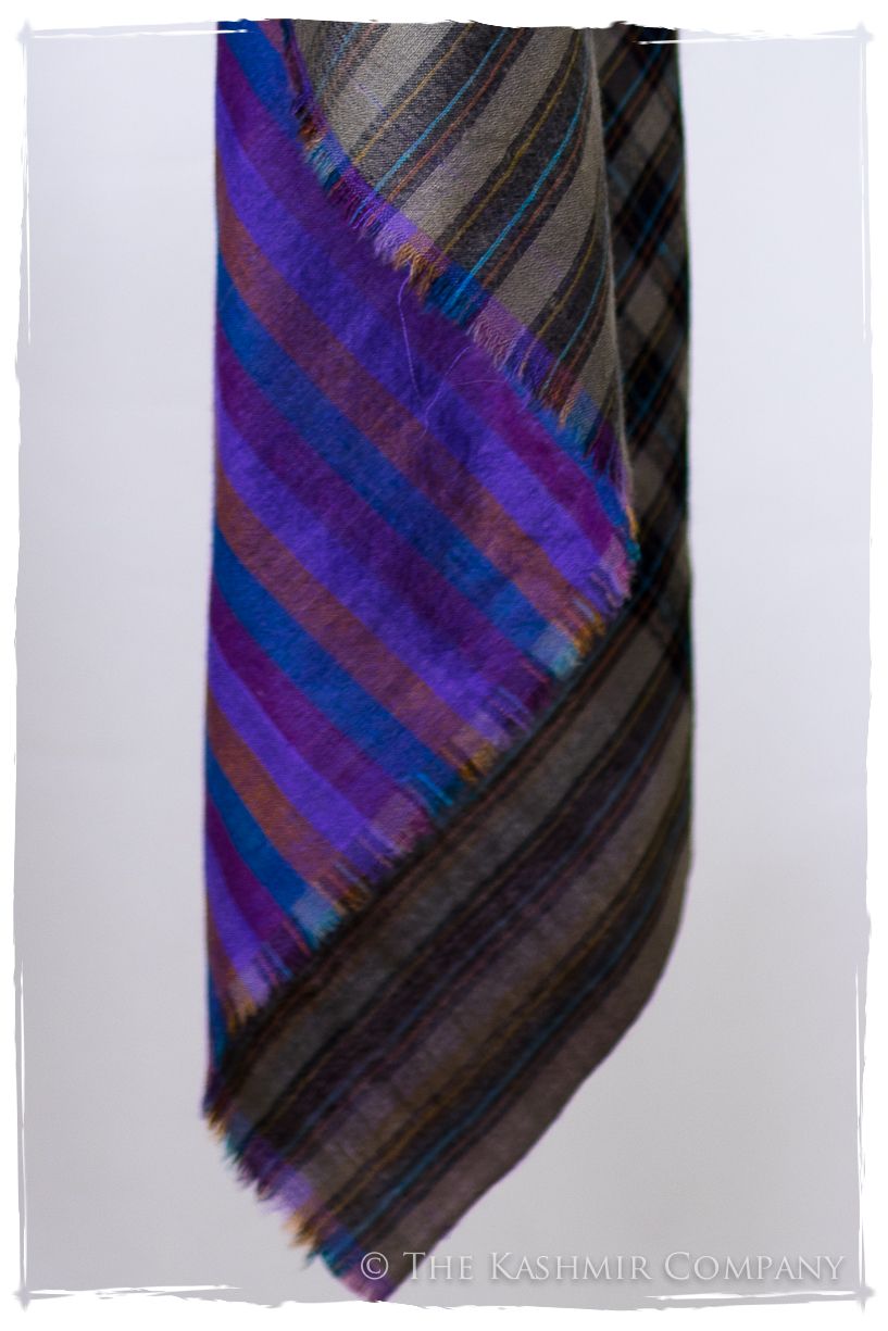 The MacLain - Handloom Cashmere Reversible Grand Shawl