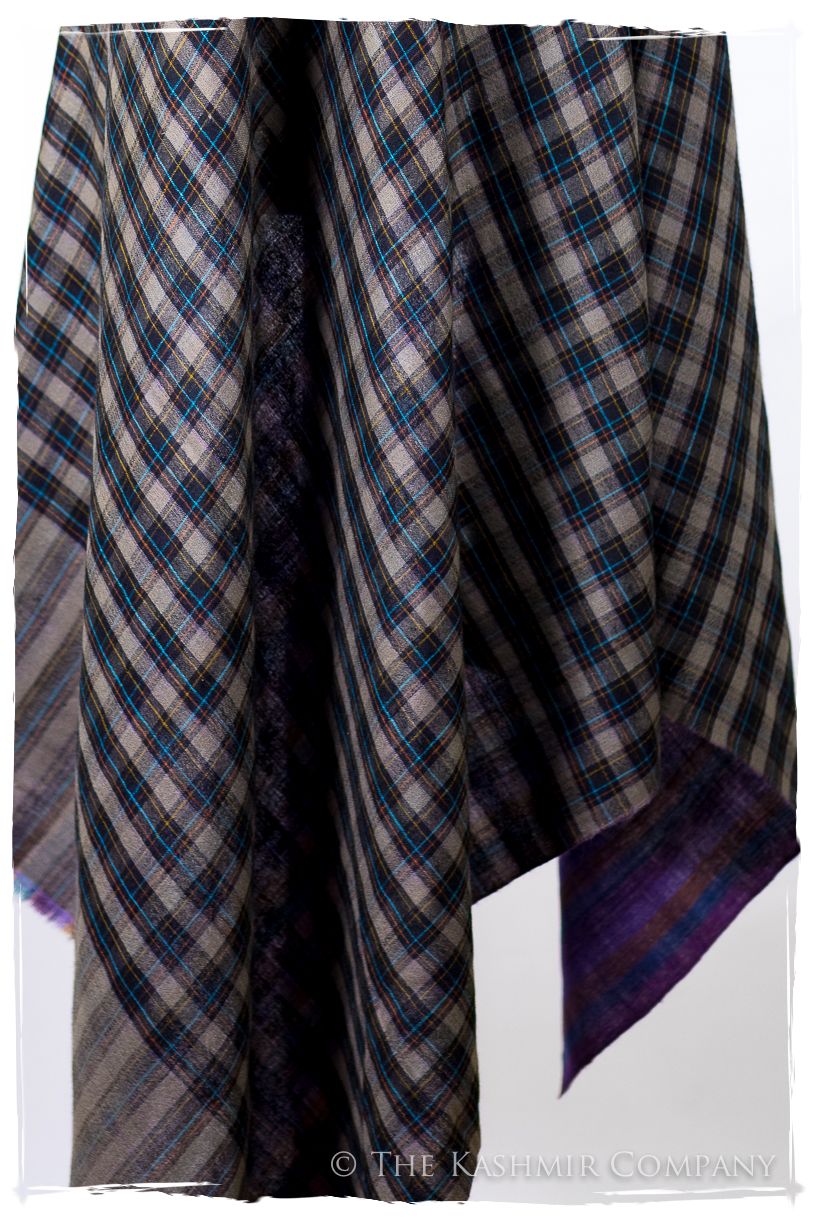 The MacLain - Handloom Cashmere Reversible Grand Shawl