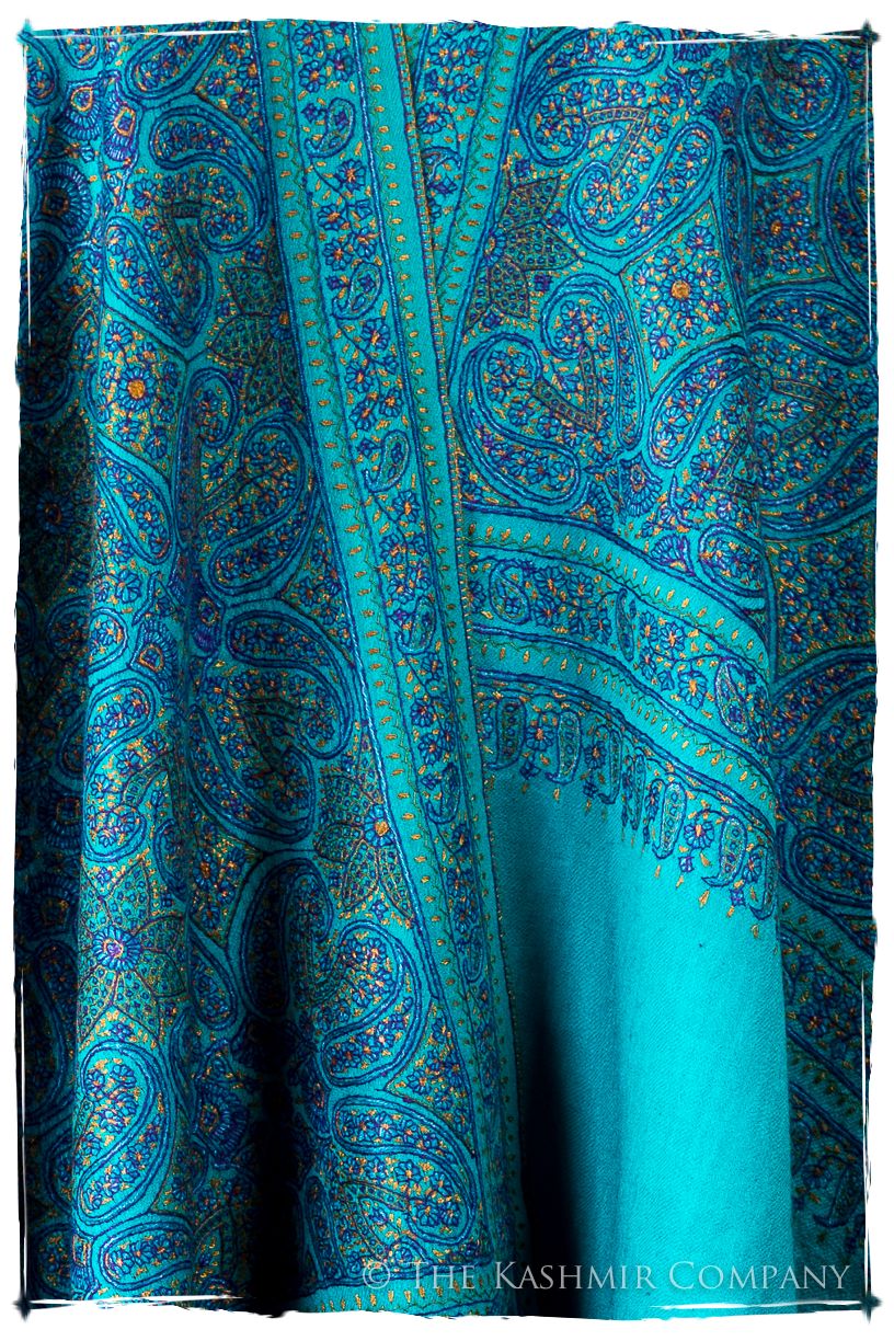 Amélie Jama de'Laine Sozni Paisley Orient Shawl
