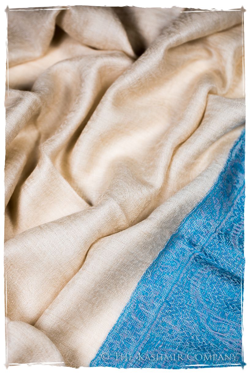 Vanna Paisley Frontière Pashmina Cashmere Scarf