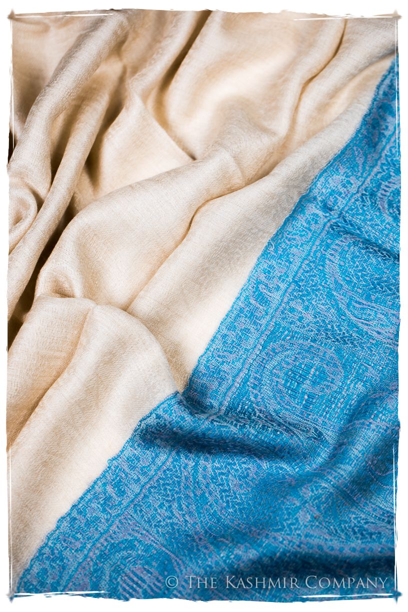 Vanna Paisley Frontière Pashmina Cashmere Scarf