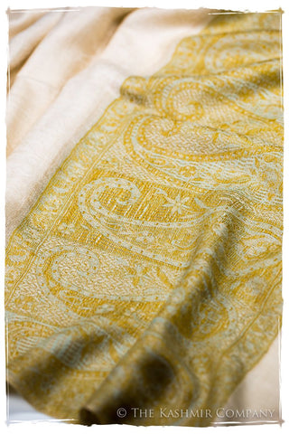Zaynab Paisley Frontière Pashmina Cashmere Scarf