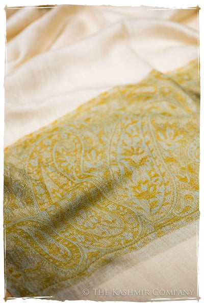 Zineb Paisley Frontière Pashmina Cashmere Scarf