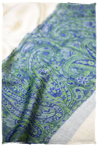 Sumaya Paisley Frontière Pashmina Cashmere Scarf