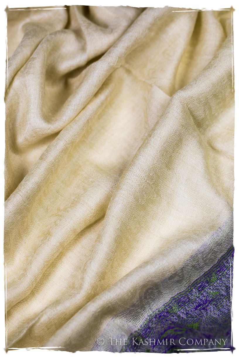 Maysoon Paisley Frontière Pashmina Cashmere Scarf