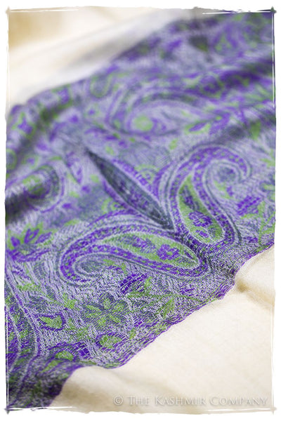 Maysoon Paisley Frontière Pashmina Cashmere Scarf
