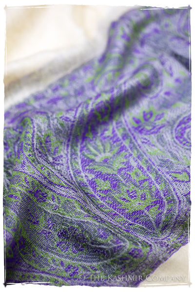 Maysoon Paisley Frontière Pashmina Cashmere Scarf