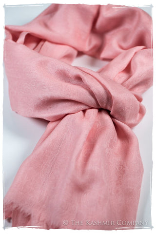 Almond Blossom Paisley Kashmir Wool Scarf