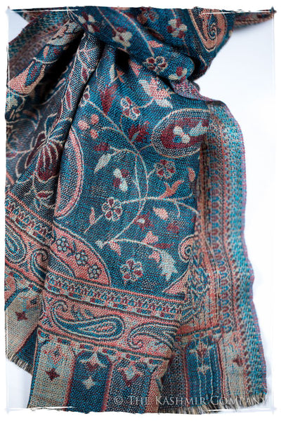 Antonietta Paisley Reversible Kashmir Wool Scarf
