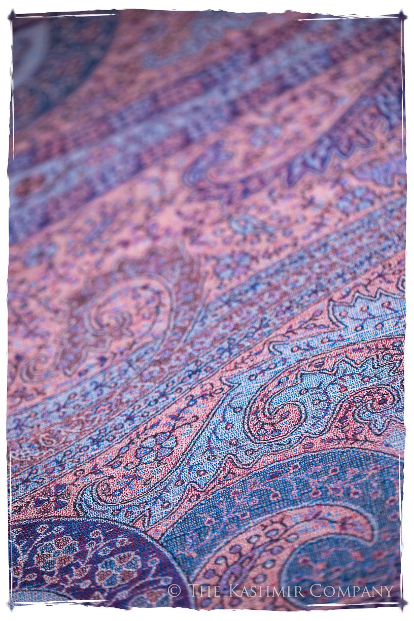 Catiuscia Paisley Reversible Kashmir Wool Scarf