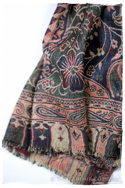 Maura Paisley Reversible Kashmir Wool Scarf