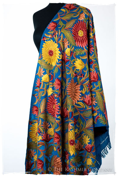 Fleur du Soleil Marie-Élise Bleu Renoirs Dream Shawl