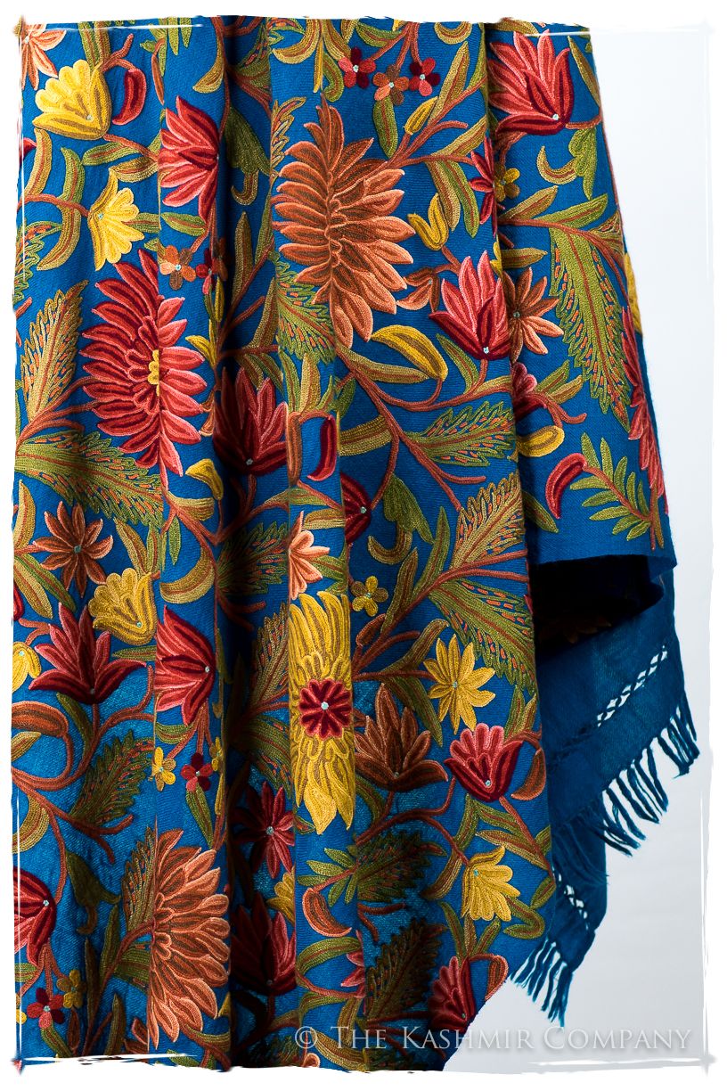 Fleur du Soleil Marie-Élise Bleu Renoirs Dream Shawl