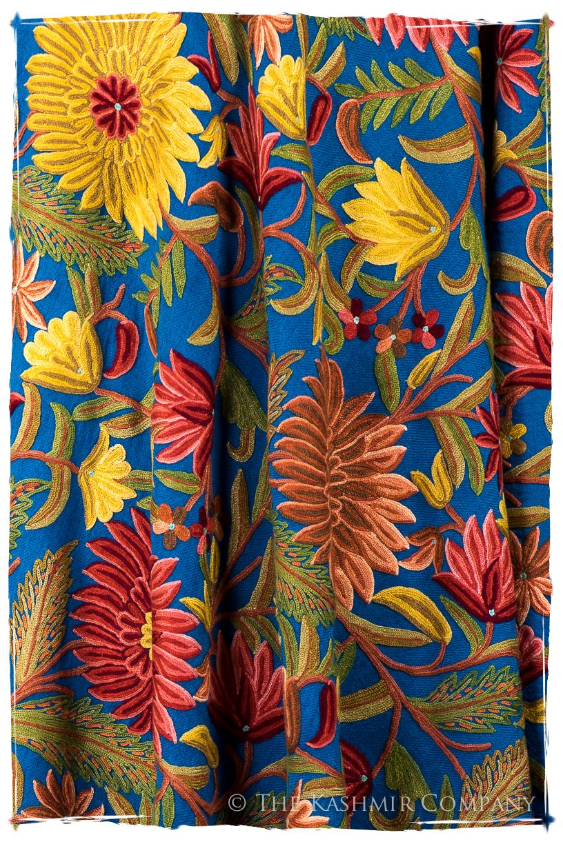 Fleur du Soleil Marie-Élise Bleu Renoirs Dream Shawl