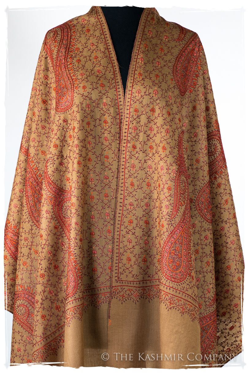 Bijou Auroré de'Laine Sozni Paisley Orient Shawl