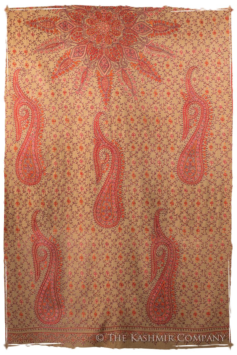 Bijou Auroretté de'Laine Sozni Paisley Orient Shawl
