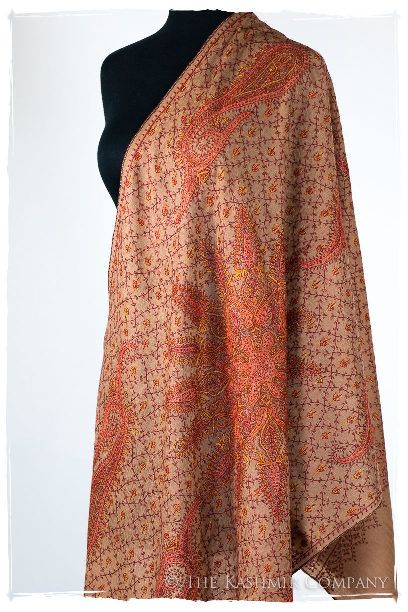 Bijou Adellé de'Laine Sozni Paisley Orient Shawl