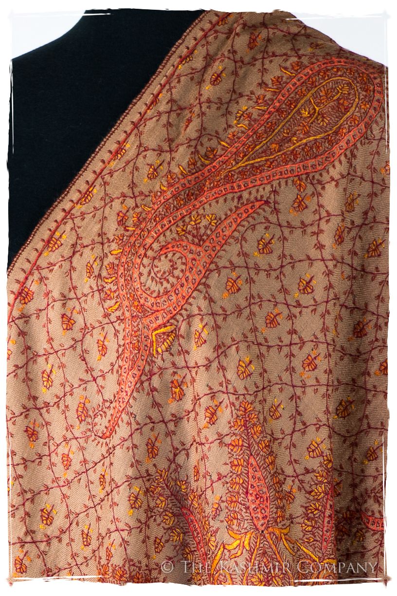 Bijou Adellé de'Laine Sozni Paisley Orient Shawl