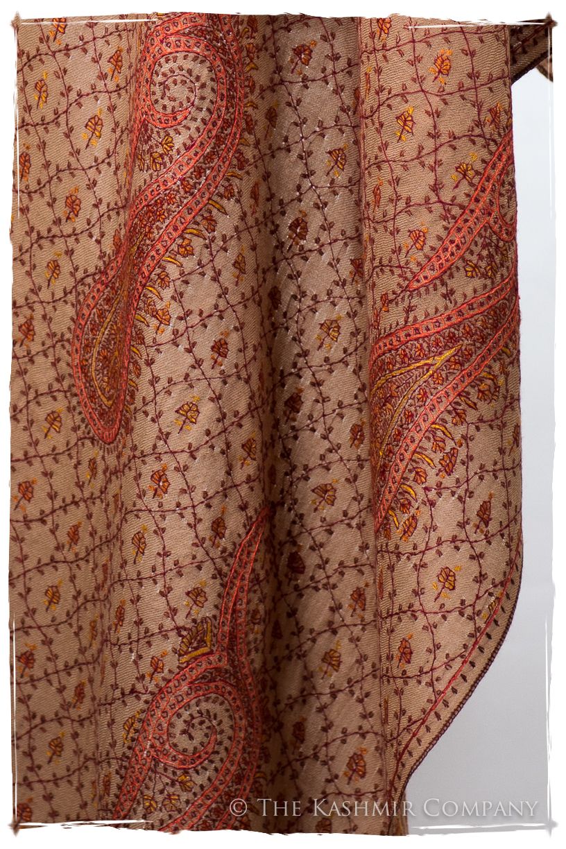 Bijou Adellé de'Laine Sozni Paisley Orient Shawl