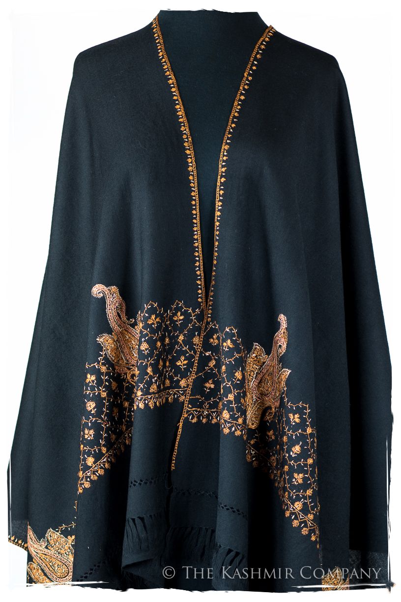 Capuciné de'Laine Sozni Frontières Orient Shawl