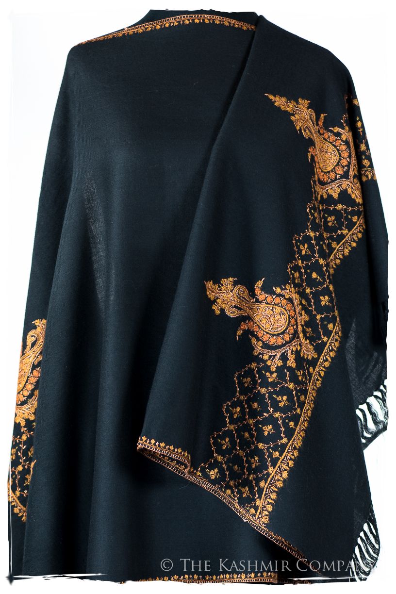 Capuciné Annetté de'Laine Sozni Frontières Orient Shawl