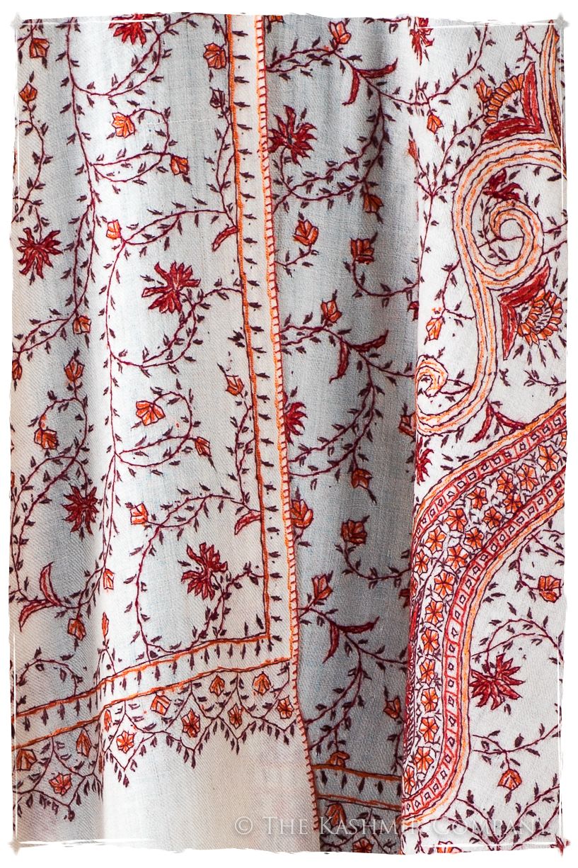 Auroretté Basilié de'Laine Sozni Paisley Orient Shawl
