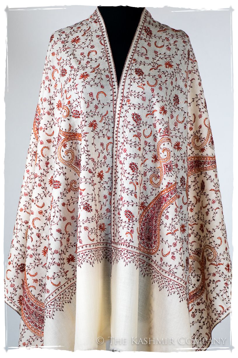Auroretté Bellé de'Laine Sozni Paisley Orient Shawl
