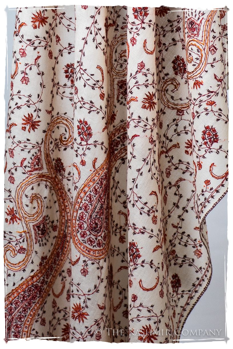 Auroretté Bellé de'Laine Sozni Paisley Orient Shawl