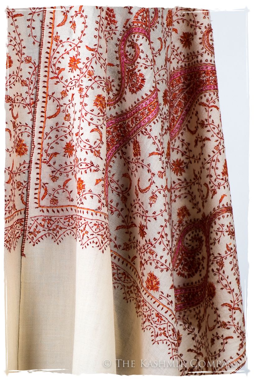 Auroretté Benoiteé de'Laine Sozni Paisley Orient Shawl