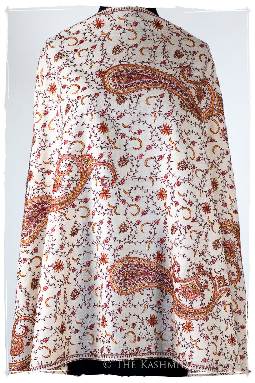 Auroretté Blissé de'Laine Sozni Paisley Orient Shawl