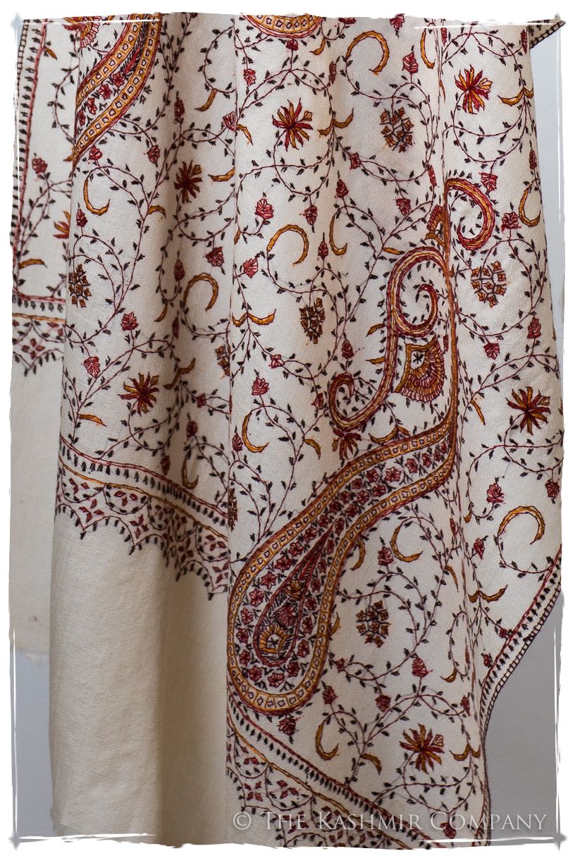 Auroretté Blissé de'Laine Sozni Paisley Orient Shawl