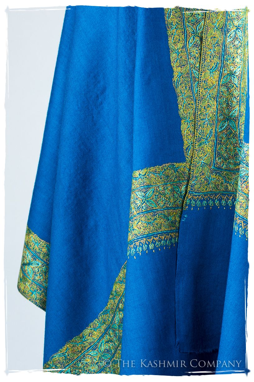 Chanellé Basilié de'Laine Sozni Frontières Orient Shawl