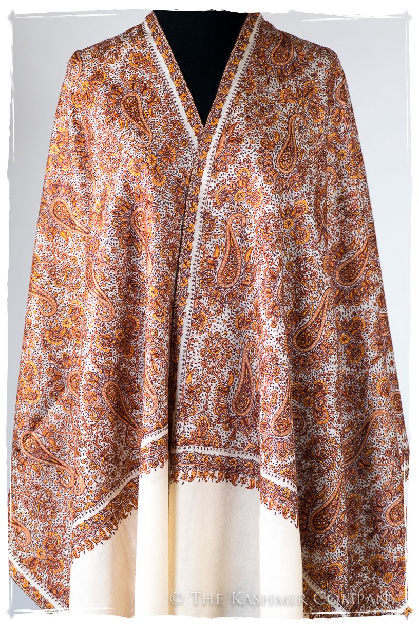Édelie Jama de'Laine Sozni Paisley Orient Shawl
