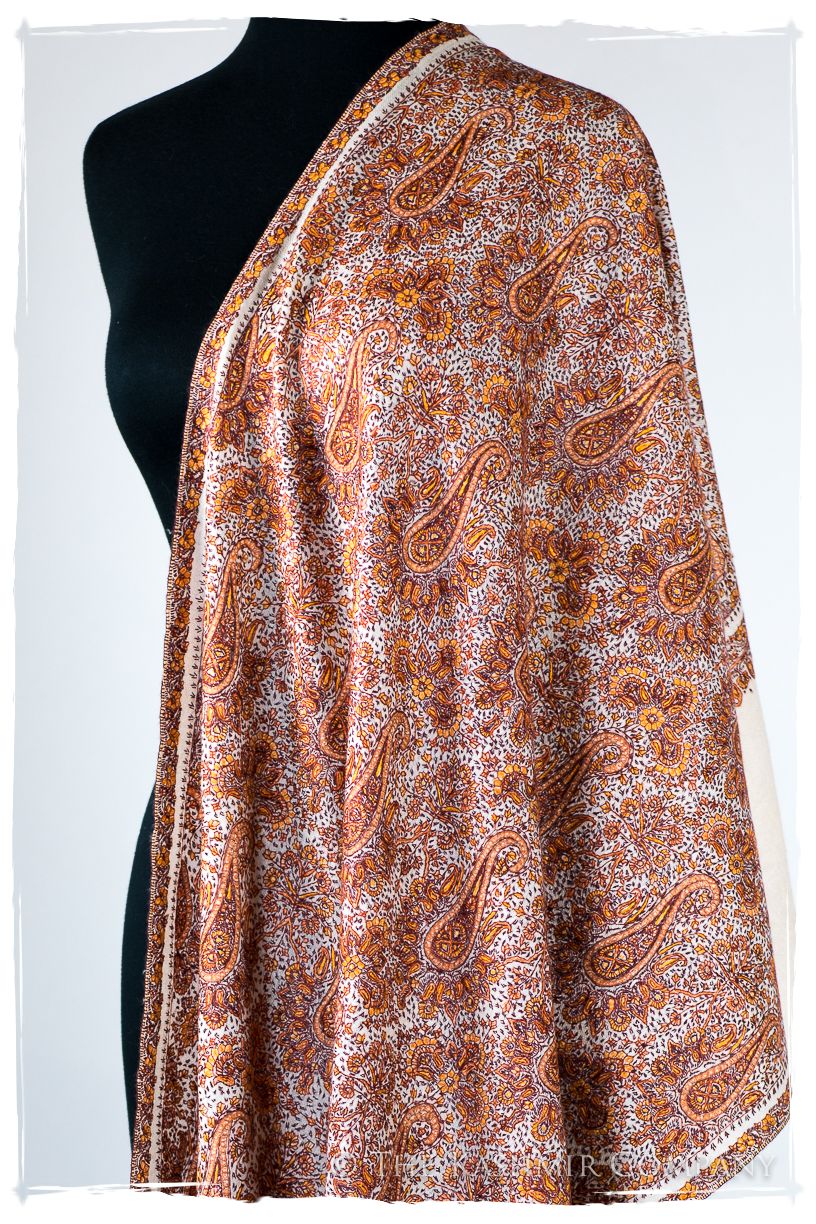 Édelie Jama de'Laine Sozni Paisley Orient Shawl