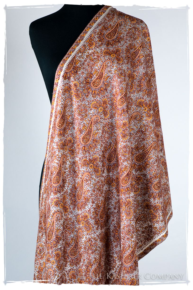 Édelie Jama de'Laine Sozni Paisley Orient Shawl