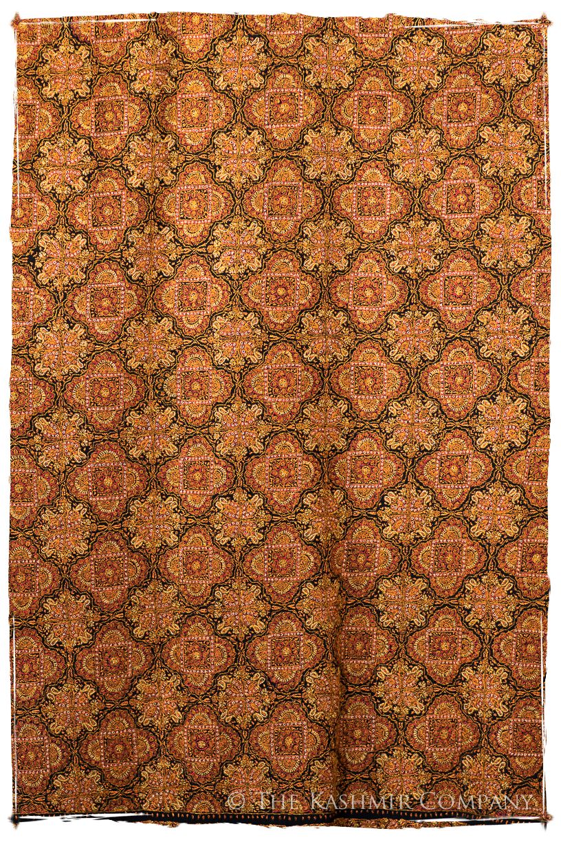 Odettè Jama de'Laine Sozni Paisley Orient Shawl