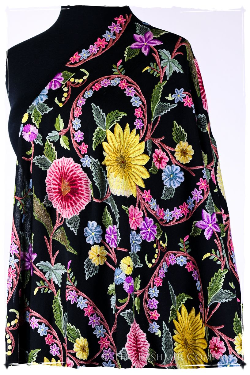Jardin de Chamonix Français Antiquaires Shawl