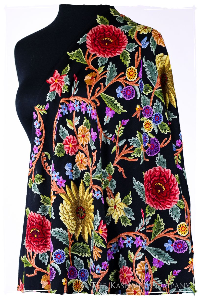 Jardin de Lorraine Français Antiquaires Shawl