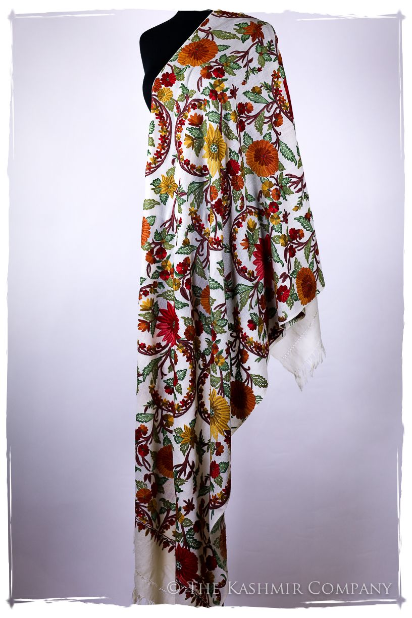 Jardin de Saône-et-Loire Français Antiquaires Shawl
