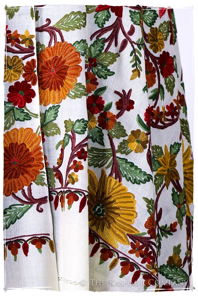 Jardin de Saône-et-Loire Français Antiquaires Shawl