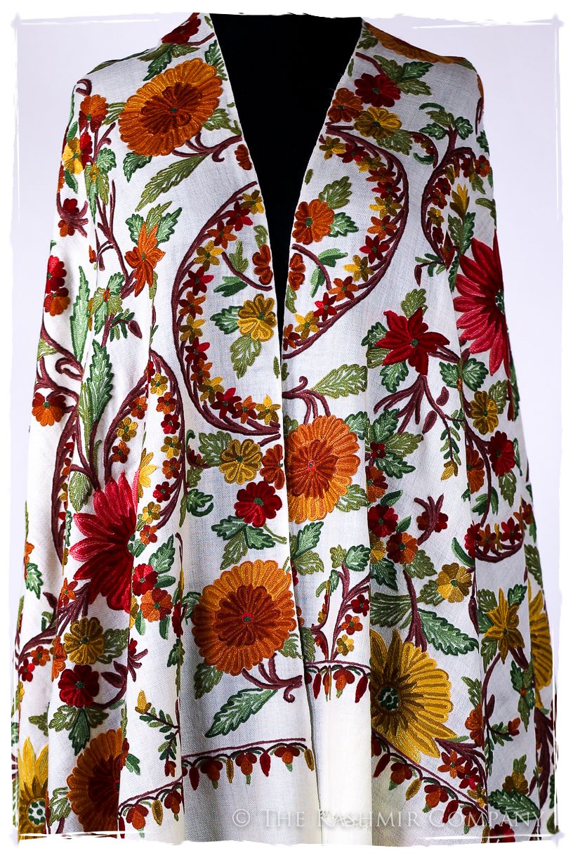 Jardin de Saône-et-Loire Français Antiquaires Shawl