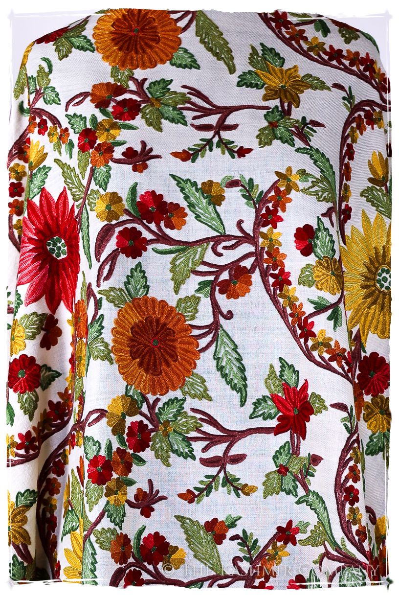 Jardin de Saône-et-Loire Français Antiquaires Shawl