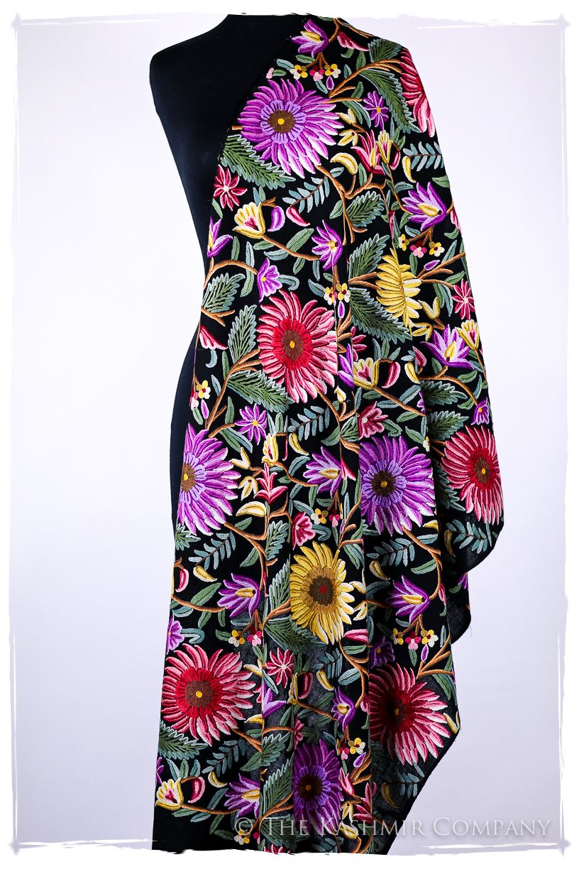 Jardin de Châtellier Français Antiquaires Shawl