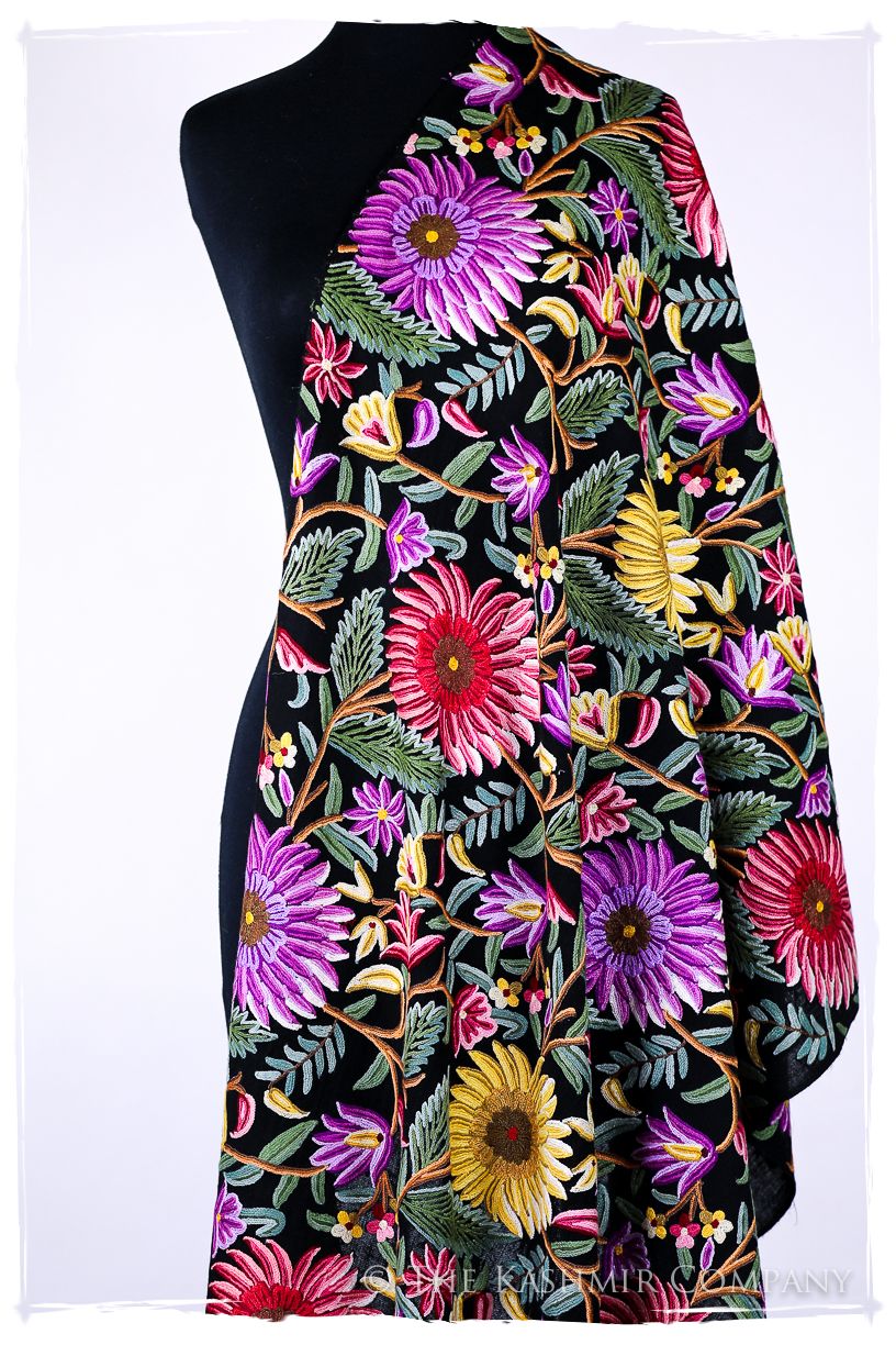 Jardin de Châtellier Français Antiquaires Shawl