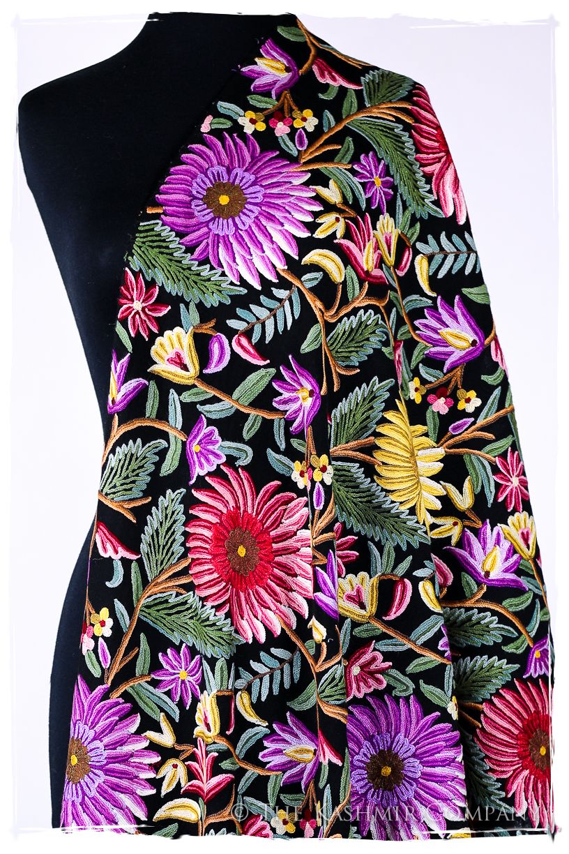 Jardin de Châtellier Français Antiquaires Shawl