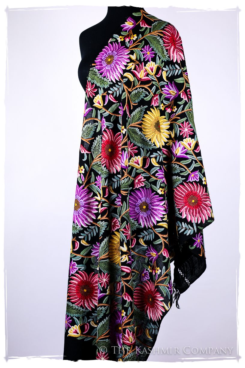 Jardin de Châtellier Français Antiquaires Shawl
